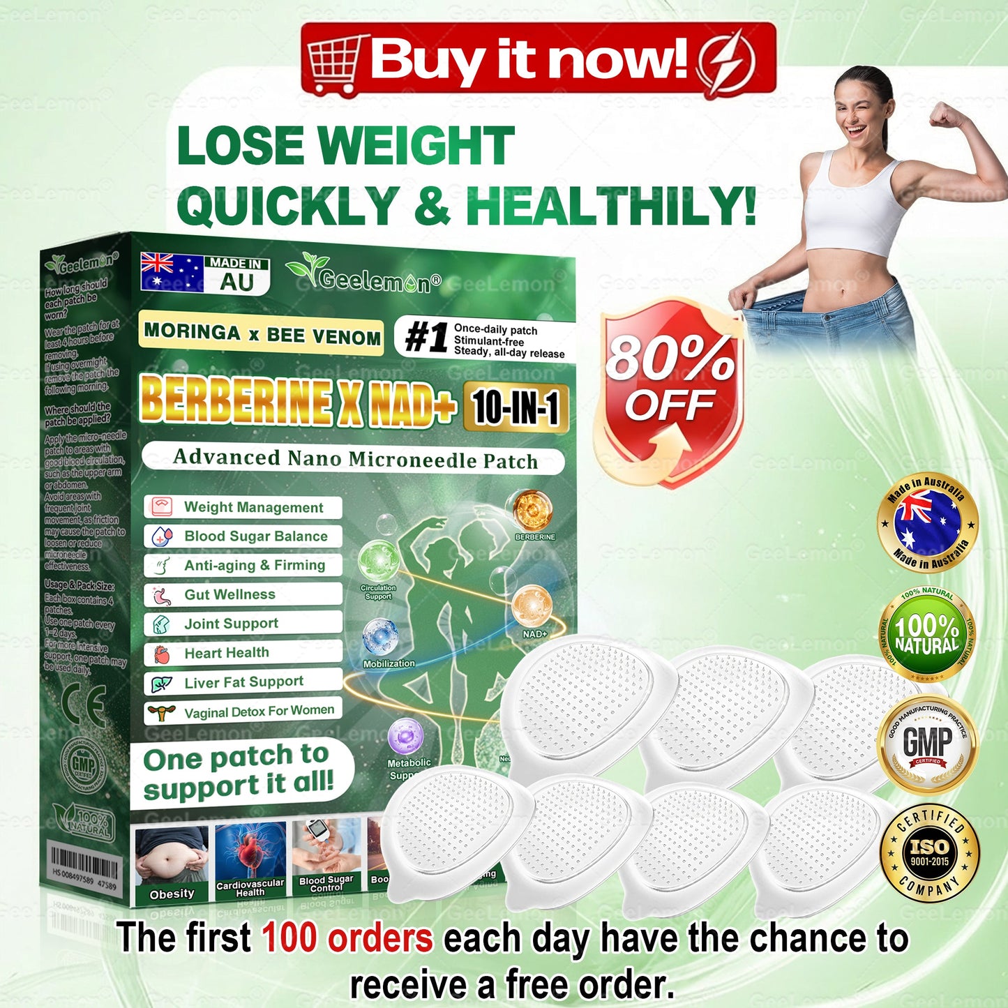 Congratulations! You have unlocked an exclusive 𝐆𝐞𝐞𝐋𝐞𝐦𝐨𝐧® offer! As a thank you for your order, we're offering an additional 30% off today! Click below to grab this special offer, offer expires!