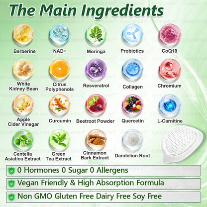 👩‍⚕️👩‍⚕️Geelemon® 𝗠𝗼𝗿𝗶𝗻𝗴𝗮 × 𝗕𝗲𝗿𝗯𝗲𝗿𝗶𝗻𝗲 × 𝗔𝗠𝗣𝗞 𝟭𝟬-𝗶𝗻-𝟭 𝗠𝗲𝘁𝗮𝗯𝗼𝗹𝗶𝗰 𝗦𝘂𝗽𝗽𝗼𝗿𝘁 𝗡𝗮𝗻𝗼 𝗠𝗶𝗰𝗿𝗼𝗻𝗲𝗲𝗱𝗹𝗲 𝗣𝗮𝘁𝗰𝗵 (𝐉𝐮𝐬𝐭 𝐨𝐧𝐜𝐞 𝐚 𝐝𝐚𝐲, 𝐯𝐢𝐬𝐢𝐛𝐥𝐞 𝐜𝐡𝐚𝐧𝐠𝐞𝐬 𝐢𝐧 𝟕 𝐝𝐚𝐲𝐬） ✅ 𝐅𝐨𝐫 𝐨𝐛𝐞𝐬𝐢𝐭𝐲, 🅛🅞🅞🅢🅔 🅢🅚🅘🅝,𝐝𝐢𝐚𝐛𝐞𝐭𝐞𝐬, 𝐬𝐥𝐞𝐞𝐩 𝐚𝐩𝐧𝐞𝐚, 𝐣𝐨𝐢𝐧𝐭 𝐢𝐬𝐬𝐮𝐞𝐬, 𝐚𝐧𝐝 𝐦𝐨𝐫𝐞🌟