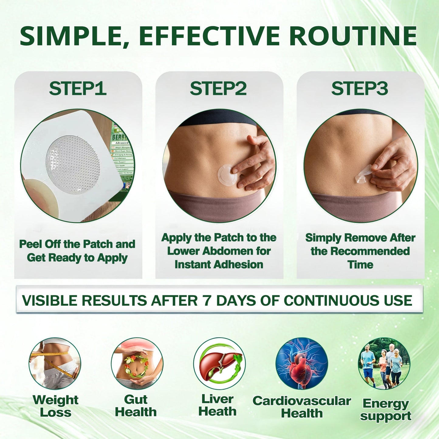👩‍⚕️👩‍⚕️Geelemon® 𝗠𝗼𝗿𝗶𝗻𝗴𝗮 × 𝗕𝗲𝗿𝗯𝗲𝗿𝗶𝗻𝗲 × 𝗔𝗠𝗣𝗞 𝟭𝟬-𝗶𝗻-𝟭 𝗠𝗲𝘁𝗮𝗯𝗼𝗹𝗶𝗰 𝗦𝘂𝗽𝗽𝗼𝗿𝘁 𝗡𝗮𝗻𝗼 𝗠𝗶𝗰𝗿𝗼𝗻𝗲𝗲𝗱𝗹𝗲 𝗣𝗮𝘁𝗰𝗵 (𝐉𝐮𝐬𝐭 𝐨𝐧𝐜𝐞 𝐚 𝐝𝐚𝐲, 𝐯𝐢𝐬𝐢𝐛𝐥𝐞 𝐜𝐡𝐚𝐧𝐠𝐞𝐬 𝐢𝐧 𝟕 𝐝𝐚𝐲𝐬） ✅ 𝐅𝐨𝐫 𝐨𝐛𝐞𝐬𝐢𝐭𝐲, 🅛🅞🅞🅢🅔 🅢🅚🅘🅝,𝐝𝐢𝐚𝐛𝐞𝐭𝐞𝐬, 𝐬𝐥𝐞𝐞𝐩 𝐚𝐩𝐧𝐞𝐚, 𝐣𝐨𝐢𝐧𝐭 𝐢𝐬𝐬𝐮𝐞𝐬, 𝐚𝐧𝐝 𝐦𝐨𝐫𝐞🌟