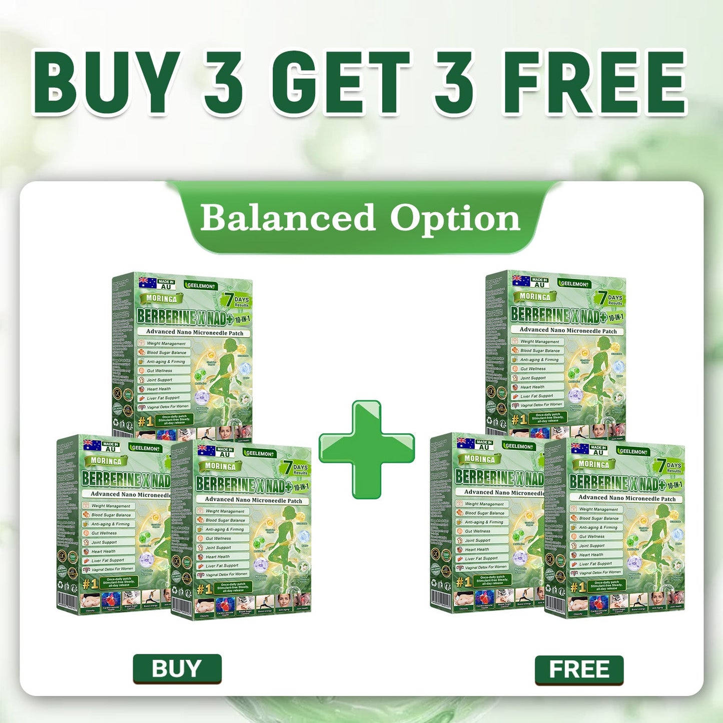 👩‍⚕️👩‍⚕️Geelemon® 𝗠𝗼𝗿𝗶𝗻𝗴𝗮 × 𝗕𝗲𝗿𝗯𝗲𝗿𝗶𝗻𝗲 × 𝗔𝗠𝗣𝗞 𝟭𝟬-𝗶𝗻-𝟭 𝗠𝗲𝘁𝗮𝗯𝗼𝗹𝗶𝗰 𝗦𝘂𝗽𝗽𝗼𝗿𝘁 𝗡𝗮𝗻𝗼 𝗠𝗶𝗰𝗿𝗼𝗻𝗲𝗲𝗱𝗹𝗲 𝗣𝗮𝘁𝗰𝗵 (𝐉𝐮𝐬𝐭 𝐨𝐧𝐜𝐞 𝐚 𝐝𝐚𝐲, 𝐯𝐢𝐬𝐢𝐛𝐥𝐞 𝐜𝐡𝐚𝐧𝐠𝐞𝐬 𝐢𝐧 𝟕 𝐝𝐚𝐲𝐬） ✅ 𝐅𝐨𝐫 𝐨𝐛𝐞𝐬𝐢𝐭𝐲, 🅛🅞🅞🅢🅔 🅢🅚🅘🅝,𝐝𝐢𝐚𝐛𝐞𝐭𝐞𝐬, 𝐬𝐥𝐞𝐞𝐩 𝐚𝐩𝐧𝐞𝐚, 𝐣𝐨𝐢𝐧𝐭 𝐢𝐬𝐬𝐮𝐞𝐬, 𝐚𝐧𝐝 𝐦𝐨𝐫𝐞🌟